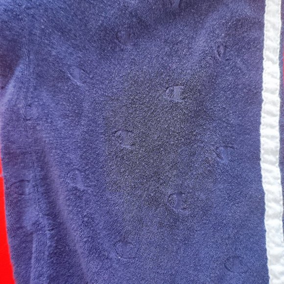 Champion jogger blue with white & red striped women's size L - Picture 5 of 9